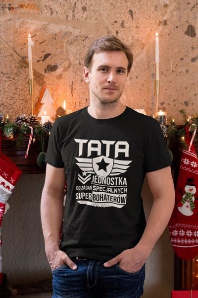 KOSZULKA DLA TATY I MAMY JEDNOSTKA DO ZADAŃ SPECJALNYCH -POMYSŁ NA UPOMINEK zdjęcie 2