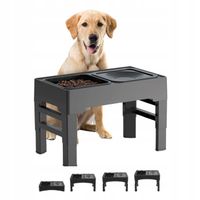 MISKA DLA PSA REGULOWANA WYSOKOŚĆ NA STOJAKU PODWÓJNA NIECHLAPIĄCA 2W1