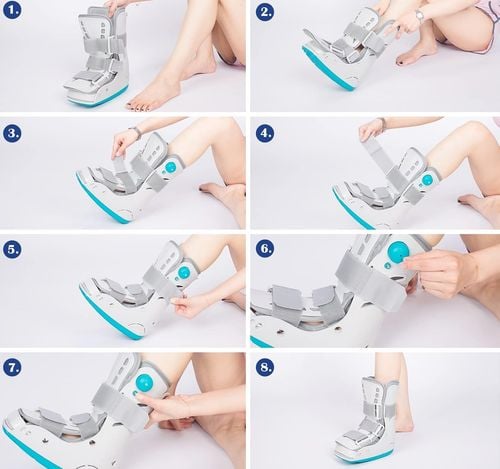 Buty nadmuchiwane ortopedyczne do chodzenia M urazy stawu skokowego na Arena.pl