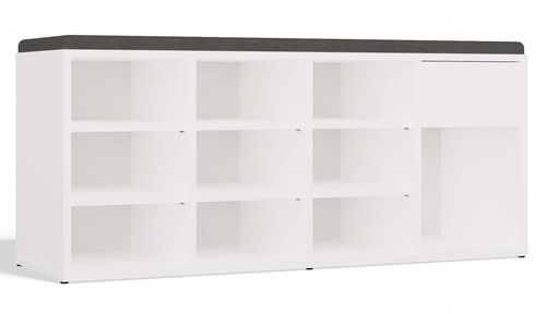 Szafka Na Obuwie Buty Otwarta TALLIN BIAŁY Do Przedpokoju na Arena.pl