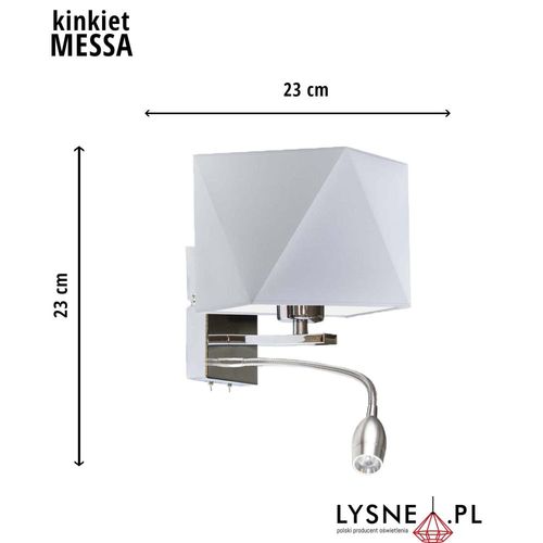 Nowoczesna oprawa ścienna MESSA na Arena.pl