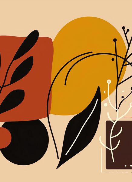 Plakat 40x55cm Ciepłe Kontury zdjęcie 1