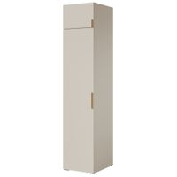 Szafa uchylna z nadstawką Napoli 1D 50 Kaszmir (złoty uchwyt)