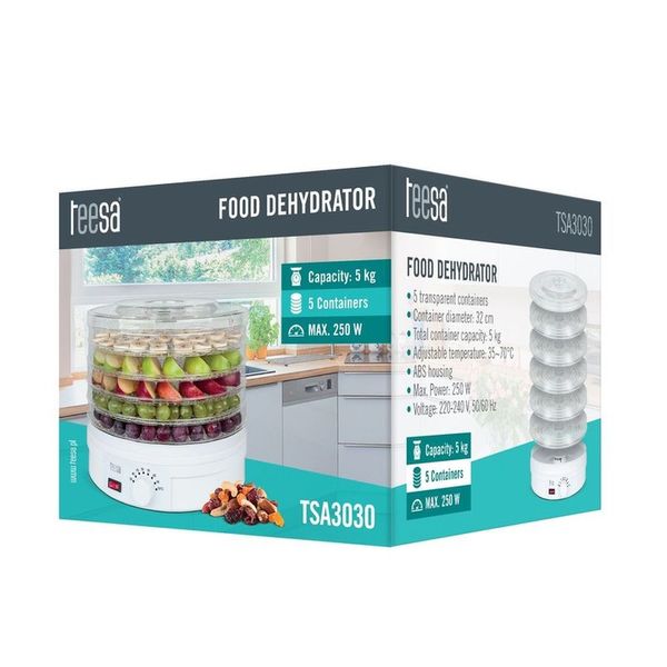 Suszarka do Grzybów Owoców Warzyw TEESA 250W zdjęcie 5