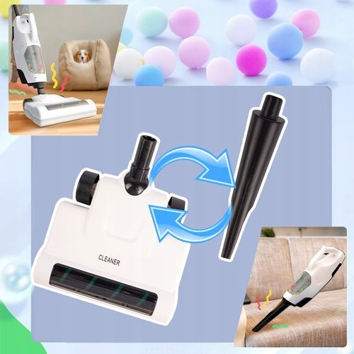 ODKURZACZ PIONOWY DLA DZIECI BEZPRZEWODOWY Z FUNKCJĄ SSANIA Z DŹWIĘKIEM 2w1 na Arena.pl