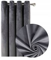 Zasłona WELWETOWA Na Przelotkach 140x250 Gruba Welurowa Velvet Różne