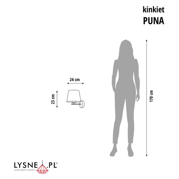 Kinkiet ścienny PUNA zdjęcie 2