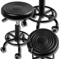 REGULOWANY STOŁEK KOSMETYCZNY FRYZJERSKI TABORET HOKER FOTEL BEZ OPARCIA