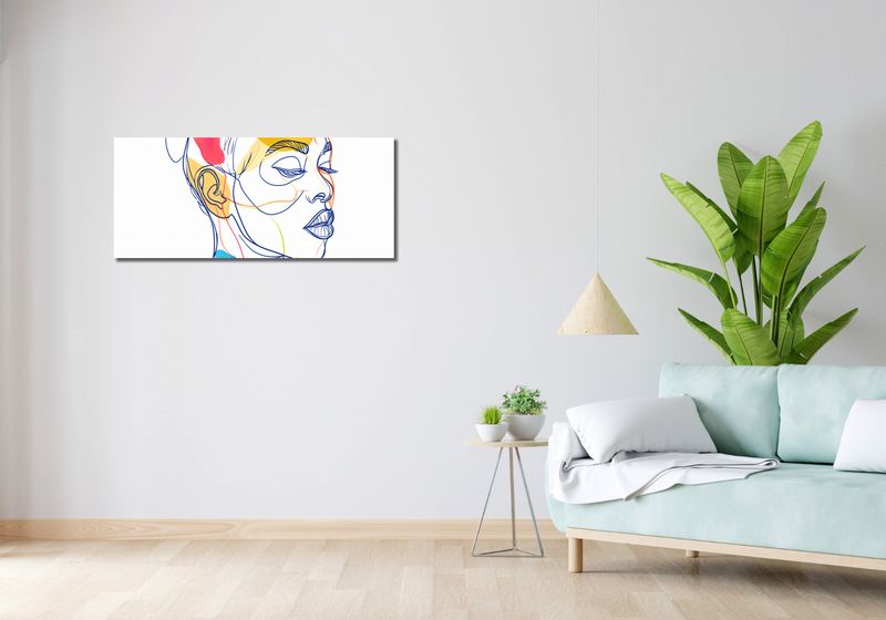Obraz 100x40cm Wyrazy w Konturach zdjęcie 2