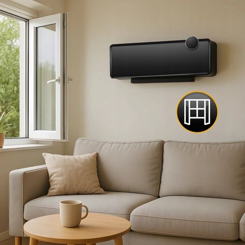 Kurtyna powietrzna szklana GlassAir 2000W grzejnik elektryczny WiFi na Arena.pl