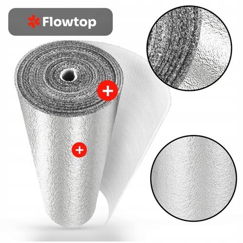 Ekran Zagrzejnikowy 10m Mata Pianka Aluminiowa Izolacyjna Odbija Ciepło Alu na Arena.pl