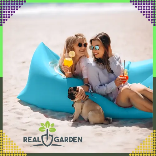 Nadmuchiwana Sofa Rozkładana na Plaże Forel Materac Leżak Lazy Bag Torba na Arena.pl