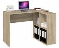 Biurko Narożne Do Pokoju Biura Salonu Sonoma 120 cm PLUM TS - 3 Kolory