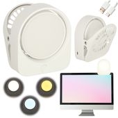 Lampka z Klipsem do Czytania Monitora Bezprzewodowa Regulowana 3 Barwy