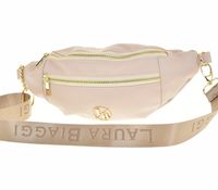 Laura Biaggi – nerka saszetka listonoszka beż JP03