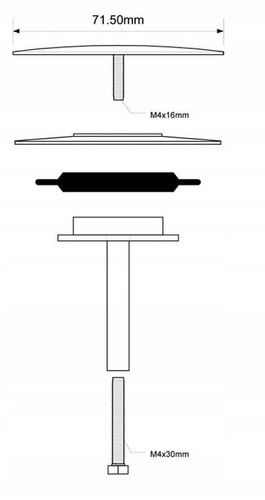 KOREK ZAMYKAJĄCY ODPŁYWOWY ZATYCZKA DO WANNY STAL NIERDZEWNA CHROM na Arena.pl
