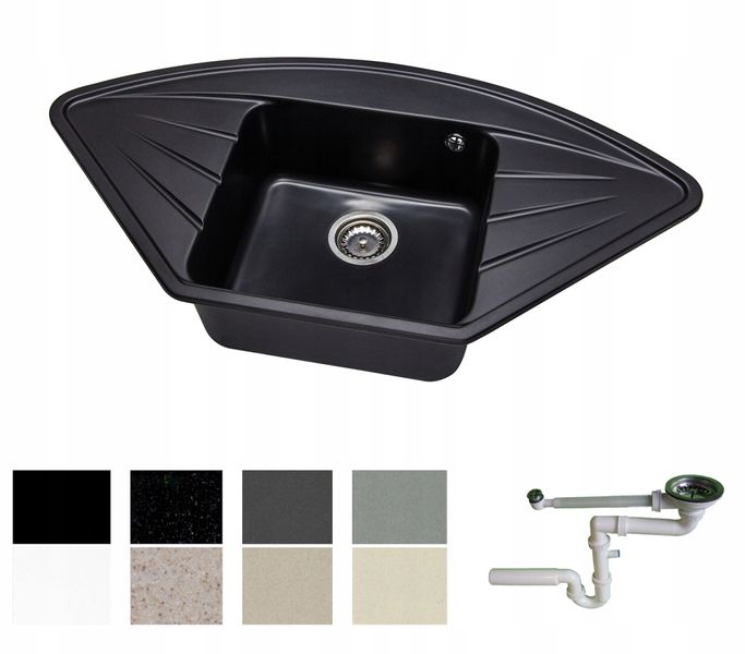 ZLEW ZLEWOZMYWAK GRANIT 8 kolorów 99x52 + SYFON zdjęcie 1