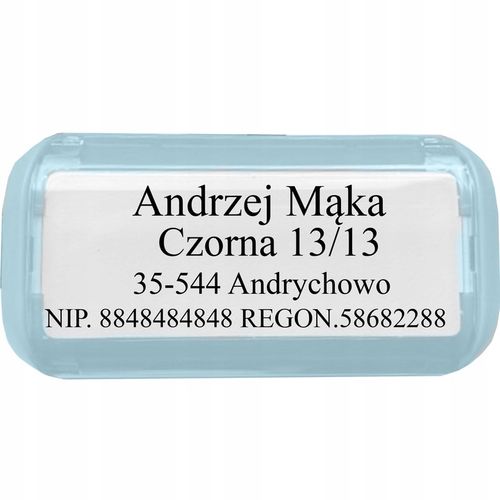 PIECZĄTKA TRODAT 4912 DO 6 LINII FIRMOWA IMIENNA BIUROWA PROJEKT + GUMKA na Arena.pl