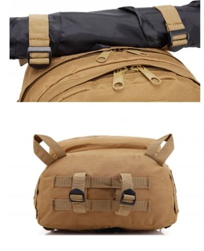 PLECAK WOJSKOWY TAKTYCZNY TURYSTYCZNY MIEJSKI ZIELONY +FLAGA +KARABIŃCZYK na Arena.pl