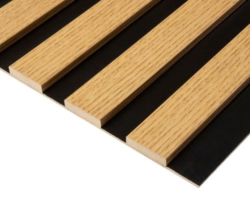 Lamele na czarnej płycie HDF - zestaw 59,5 cm x 275 cm - Czarny 914 i inne na Arena.pl