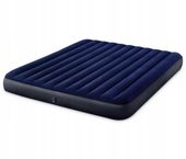 Materac dwuosobowy Intex 203 x 183 x 25 cm dmuchany wygodny niebieski