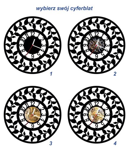 ZEGAR ŚCIENNY RETRO 58cm XXL 1.11 na Arena.pl