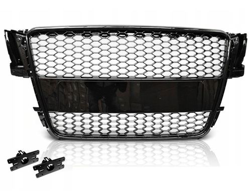 Grill ATRAPA AUDI A5 07-11 RS-Style CZARNY POŁYSK na Arena.pl