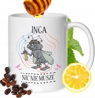 Kubek Dla Ingi Koleżanki Przyjaciółki Żony Prezent Z Nadrukiem Biały 330Ml