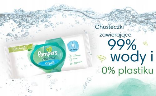 PAMPERS Harmonie AQUA Chusteczki nawilżane dla dzieci op. 24x48 szt na Arena.pl