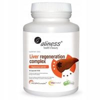 Aliness LIVER REGENERATION 60 kapsułek DETOX REGENERACJA WĄTROBY Ostropest