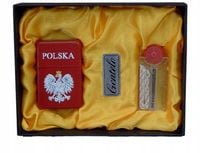 Elegancki Zestaw Zapalniczka Benzynowa Z Kamieniami I Knotem