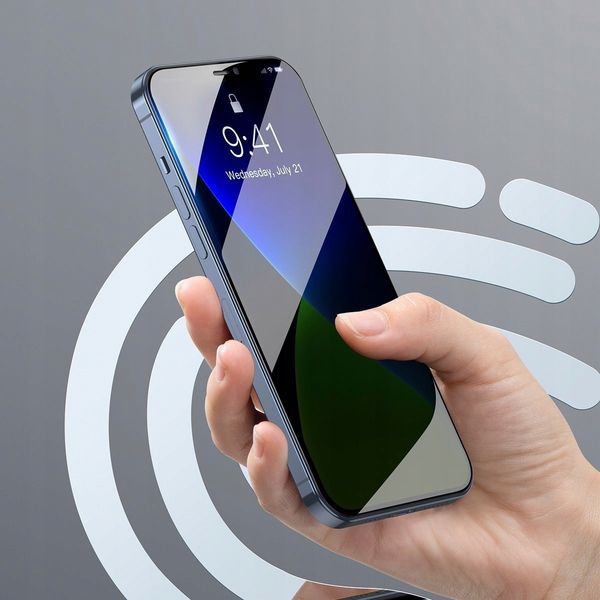 Baseus 2x Szkło Prywatyzujące do iPhone 12 Mini zdjęcie 8