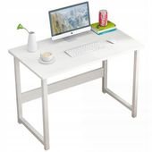 Biurko komputerowe białe styl skandynawski 80 cm