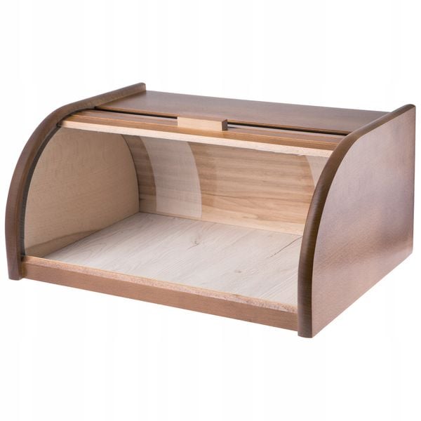 CHLEBAK DREWNIANY NA CHLEB PIECZYWO POJEMNIK DUŻY zdjęcie 4