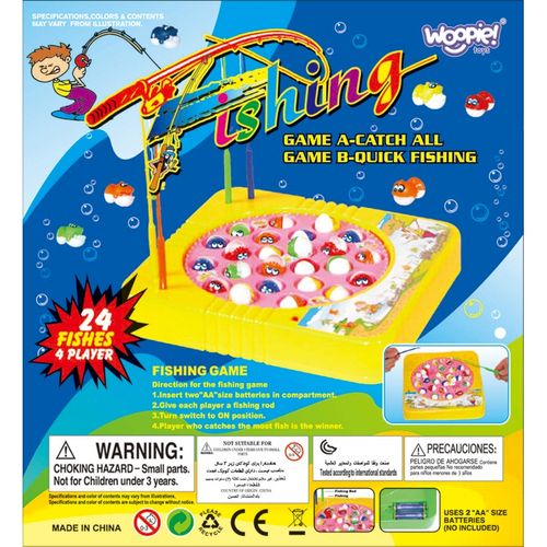 WOOPIE Łowienie Ryb Wędkowanie Gra Zręcznościowa 4 os. na Arena.pl