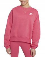 Nike bluza dziecięca bawełna różowy rozmiar L
