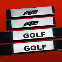 Listwa progowa VOLKSWAGEN GOLF MK7 GOLF RLINE Stal nierdzewna 304 połysk
