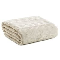 Narzuta pikowana Tara 170X210 cm ciemnobeżowa elegancka i trwała