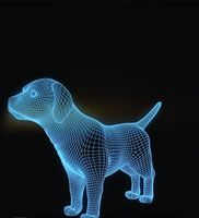 Nowoczesna Lampa 3D z Akrylu