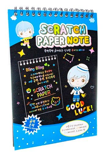 Zestaw Kartek do Zdrapywania + Drewniany Rysik zdjęcie 2