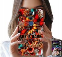 ETUI DO HUAWEI MATE 20 LITE - SHE IS RARE, SŁONECZNIKI, KWIATY, MOTYLE