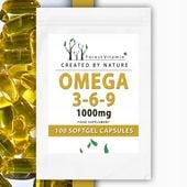 OMEGA 3-6-9 MÓZG SERCE 100 kaps OLEJ LINOLOWY 369 EPA DHA ODPORNOŚĆ MOCNA