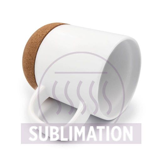 Kubek ceramiczny 370 ml, korkowy element na Arena.pl