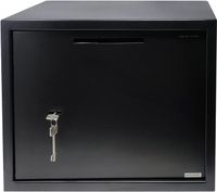USZKODZONY Sejf mechaniczny z wrzutnią 25L 35x25x25cm stalowy do biura