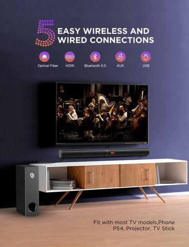 SOUNDBAR BOMAKER Tapio III 190W 125dB BT AUX USB BLUETOOTH na Arena.pl