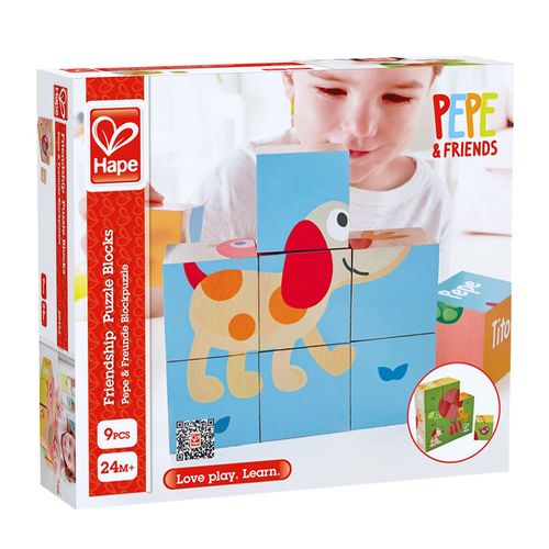 HAPE Klocki puzzle przyjaźni na Arena.pl