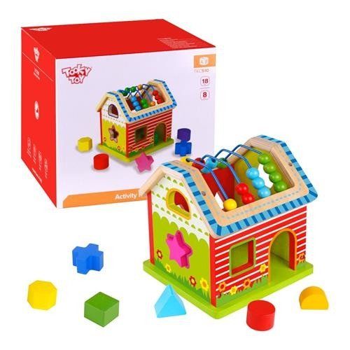 Drewniany DOMEK sorter na Arena.pl