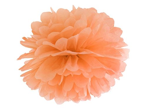POMPON Z BIBUŁY 35cm POMARAŃCZOWY na Arena.pl