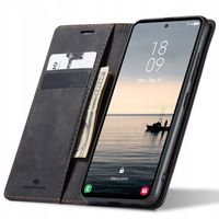 Etui z klapką Spacecase do Samsung Galaxy S23 FE czarny