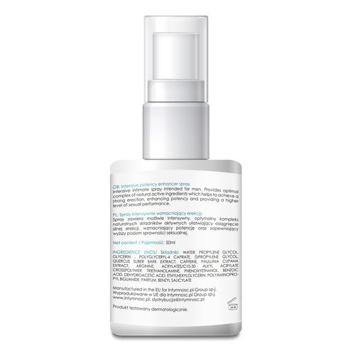 spray wzmacniający erekcję potency spray 50ml shs na Arena.pl